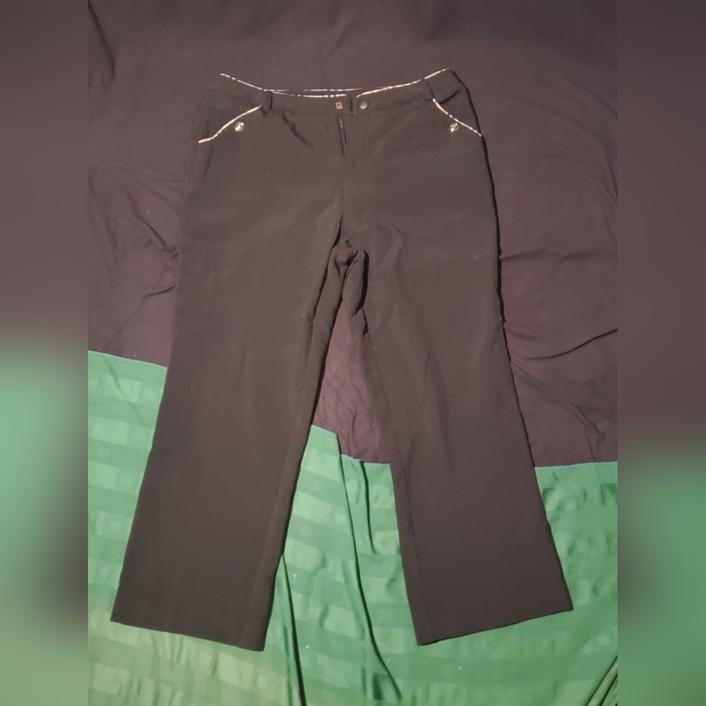 Black Bootleg Pants